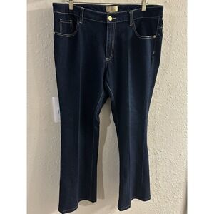 New Miss Tina Sz. 16 (Tina Knowles)Dark Denim Flare Leg Jeans #328*1.5